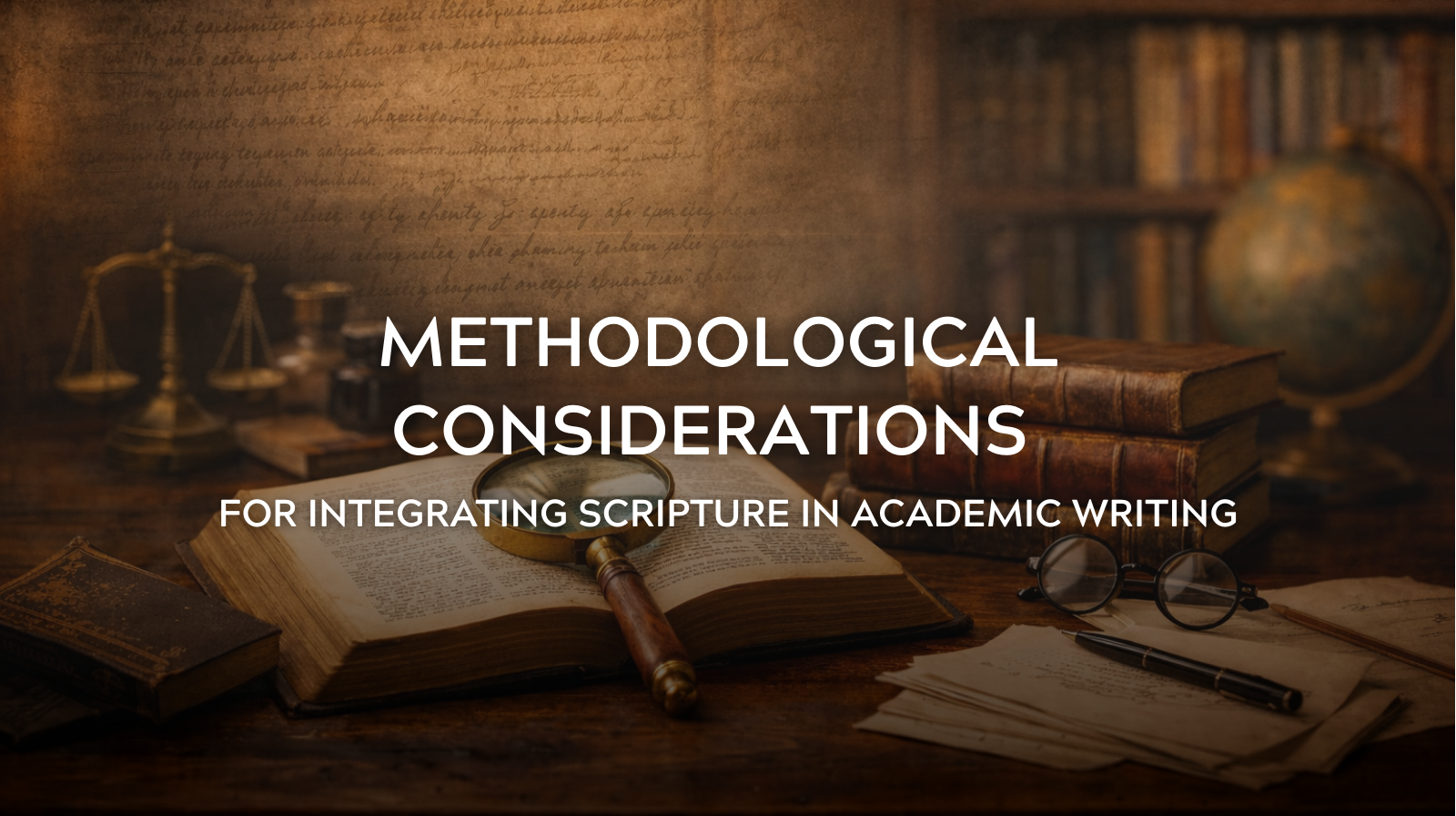 Methodological Considerations for Integrating Scripture in Academic Writing