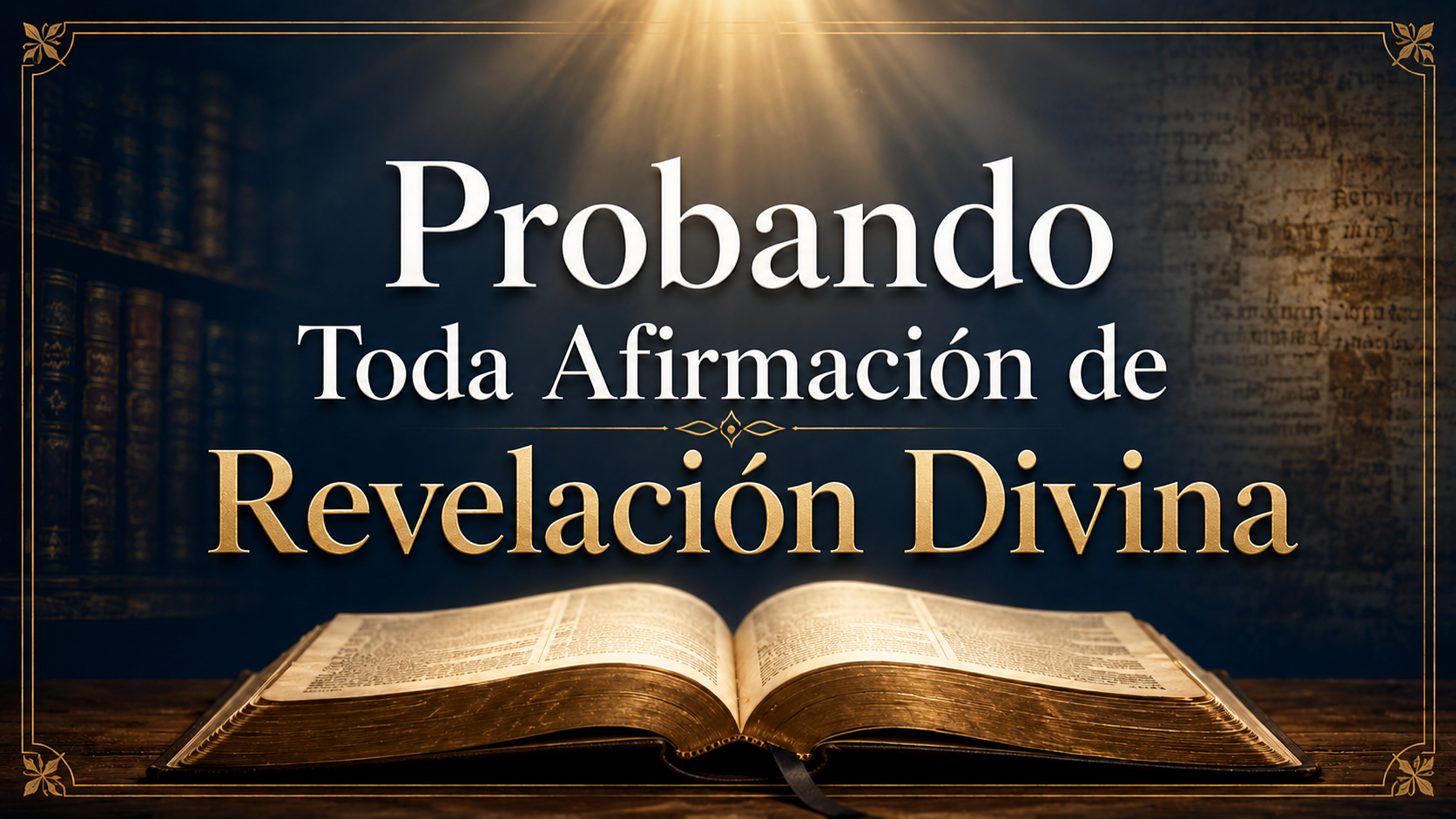Probando Toda Afirmación de Revelación Divina