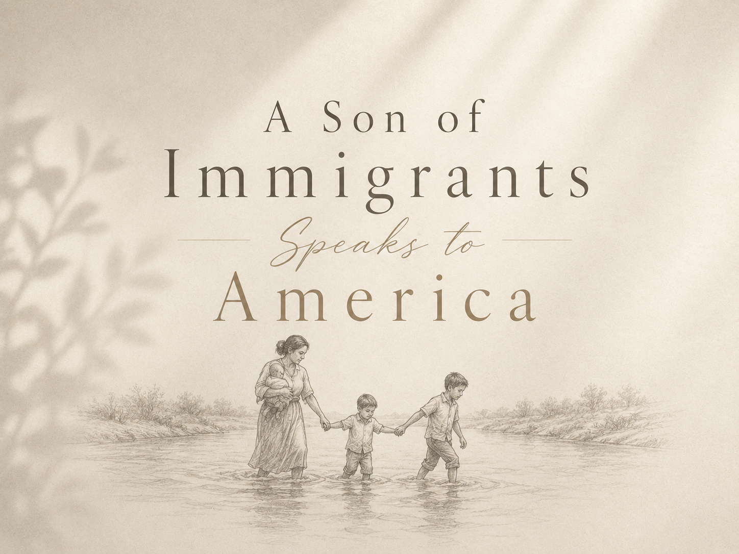 A Son of Immigrants Speaks to America